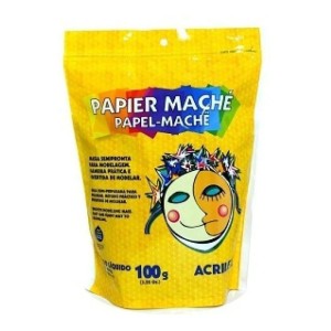 PAPEL MACHE 100G ACRILEX-PCT